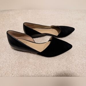 Naturalizer Black Pointed Flats